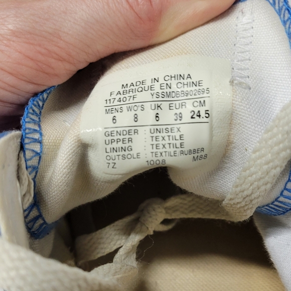 Blue Converse - Picture 4 of 5